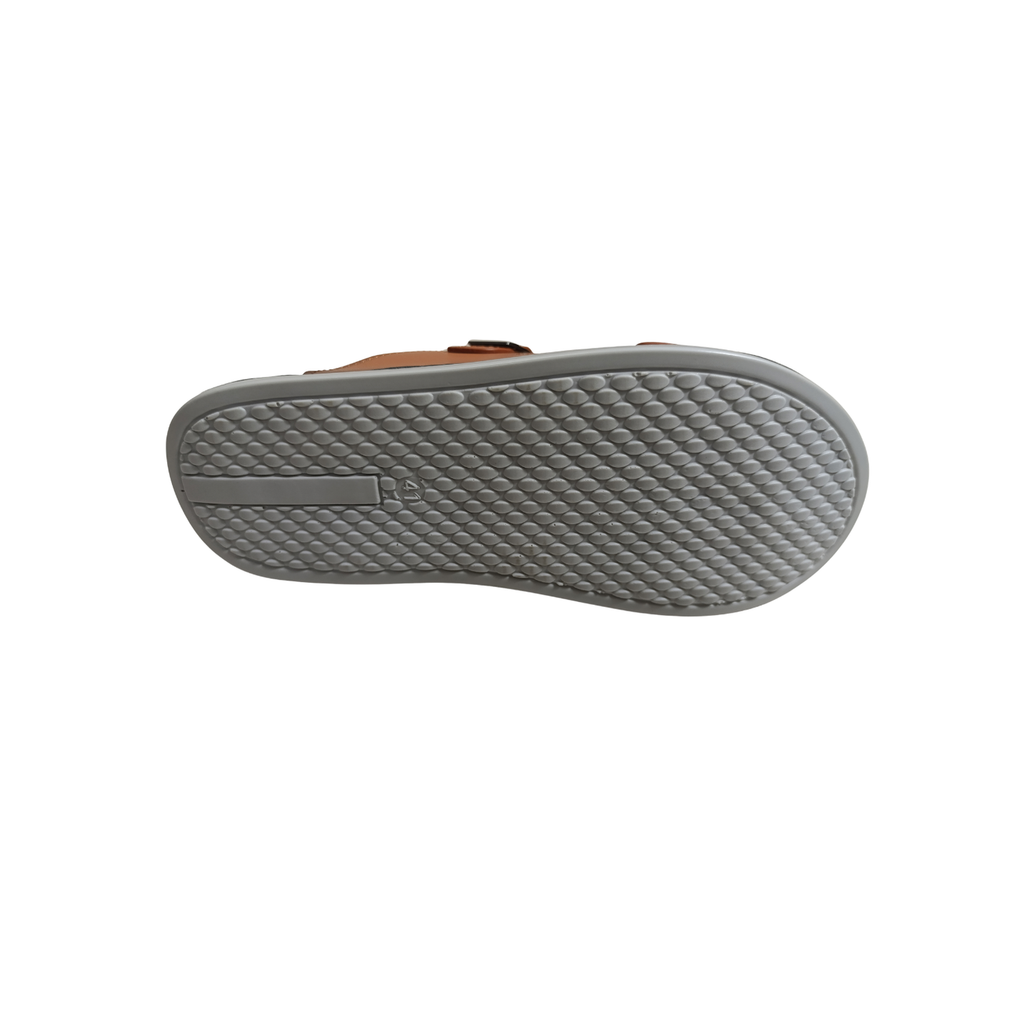 Men’s Double-Strap Buckle Slide – Tan Brown (CM-303)