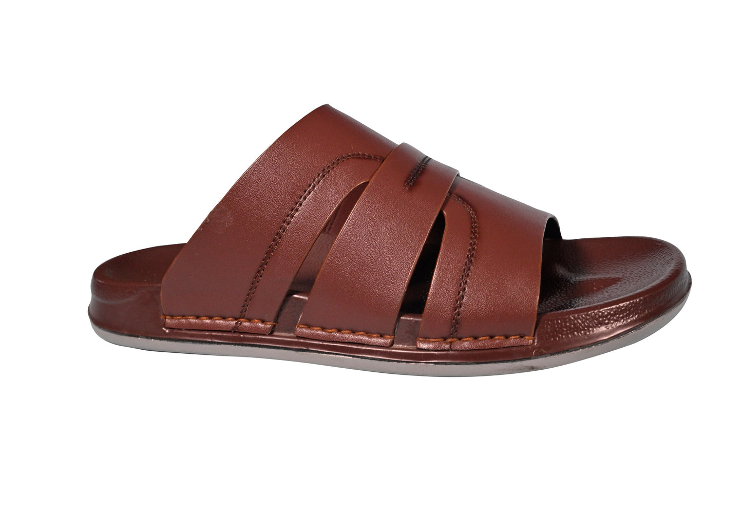 Men's Premium Slip-On Slides – Coffee Brown