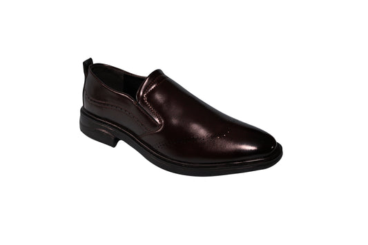 Men's Premium Slip-On Formal Shoes – Brown