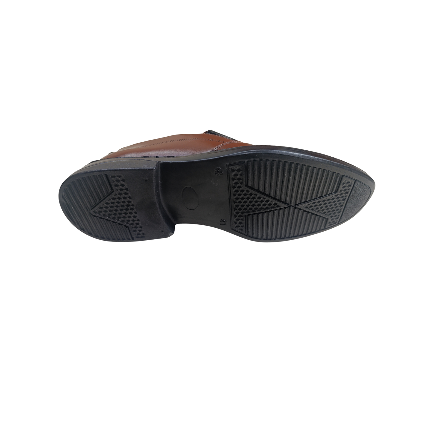 Men’s Semi-Formal Tan Brown Synthetic Leather Slip-On Shoes (CK-104)